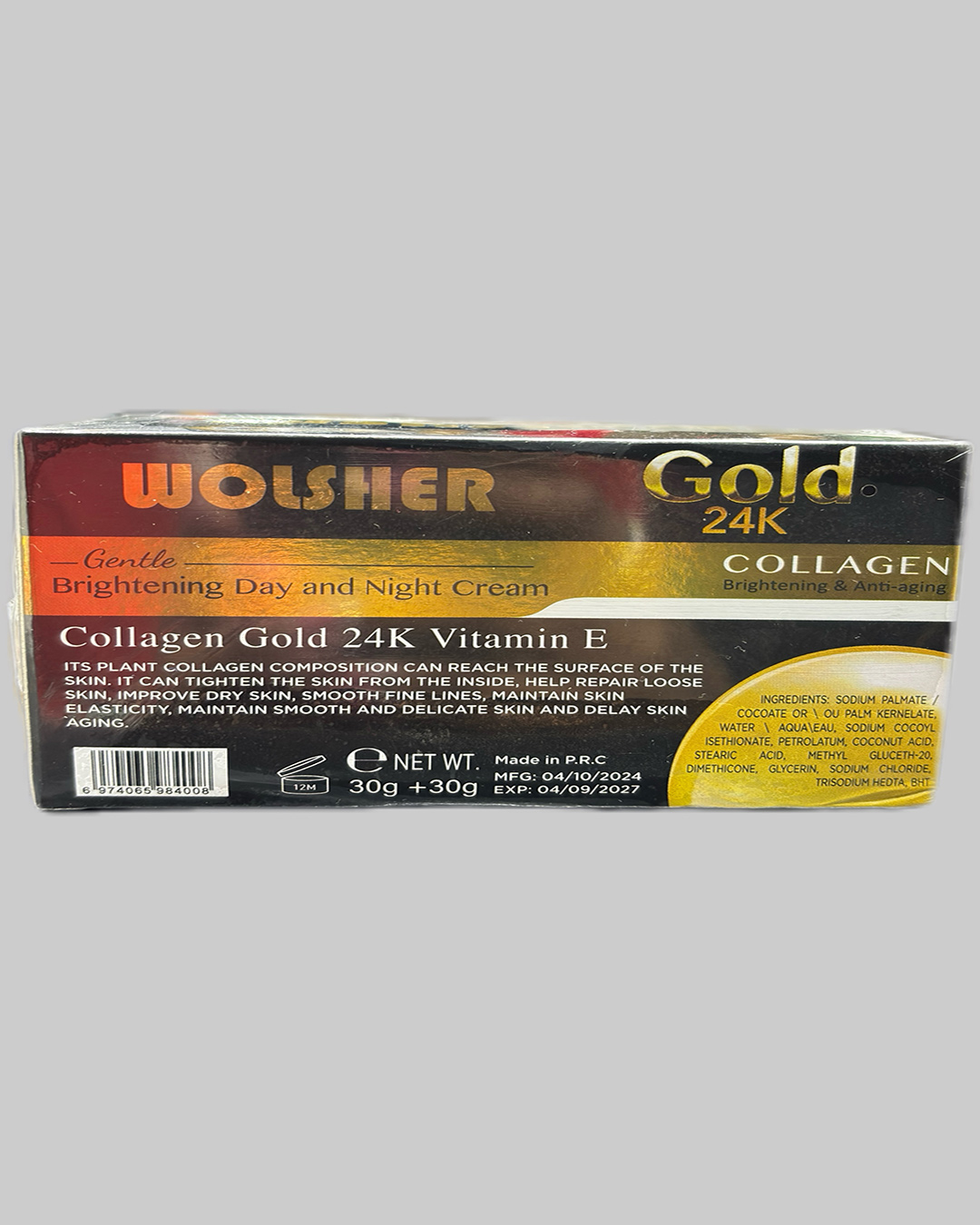 Wolsher Gold 24K Collagen Cream