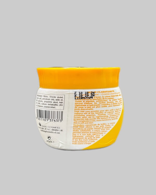Pawpaw Creme cream backview