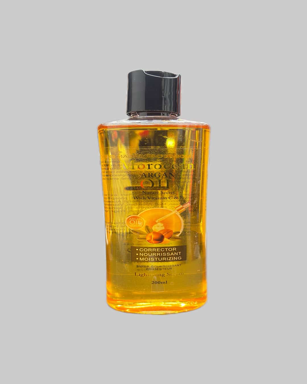 stretchmarks and color correcting oil.